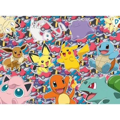 Ravensburger 13338 - Pokémonok - 100 db-os XXL puzzle