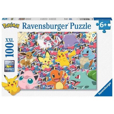 Ravensburger 13338 - Pokémonok - 100 db-os XXL puzzle