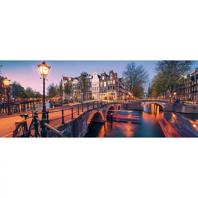 Ravensburger 16752 Egy este Amszterdamban - 1000 db-os Panoráma puzzle