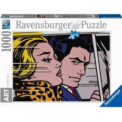 Ravensburger 17179 Art Collection - Roy Lichtenstein - Az autóban - 1000 db-os puzzle