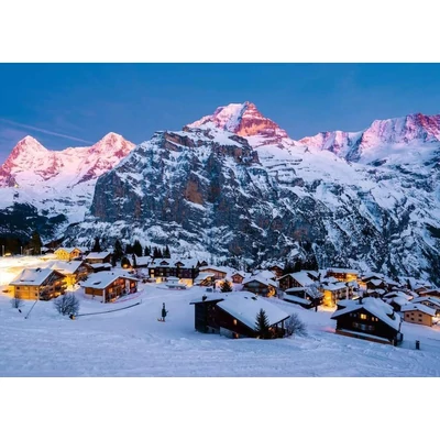 Ravensburger 12000254 - Beautiful Mountains - Mürren, Bernese Oberland, Svájc - 1000 db-os puzzle