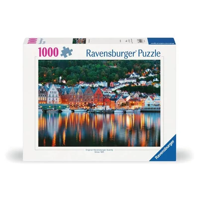 Ravensburger 12000669 - Bergen, Norvégia - 1000 db-os puzzle