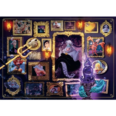 Ravensburger 12000039 - Disney gonoszai - Ursula - 1000 db-os puzzle