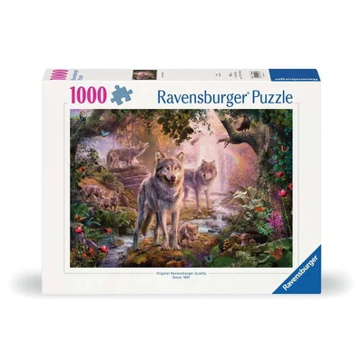 Ravensburger 12000465 - Farkascsalád nyáron - 1000 db-os puzzle