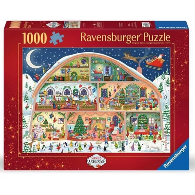 Ravensburger 12001268 - Mikulás műhelye - 1000 db-os puzzle