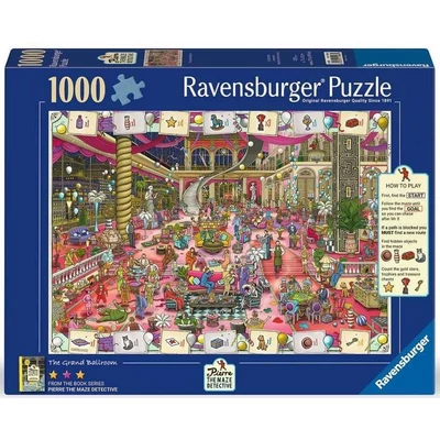 Ravensburger 12001086 - Pierre, a labirintusnyomozó - 1000 db-os puzzle