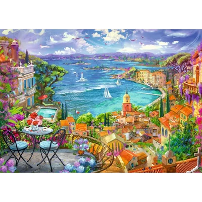 Ravensburger 12001824 - Saint-Tropez - 1000 db-os puzzle