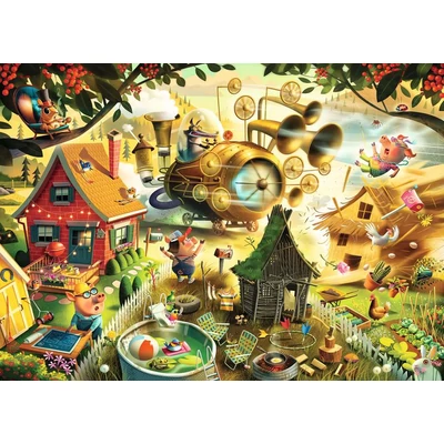 Ravensburger 12001004 - Három kismalac - 1000 db-os puzzle