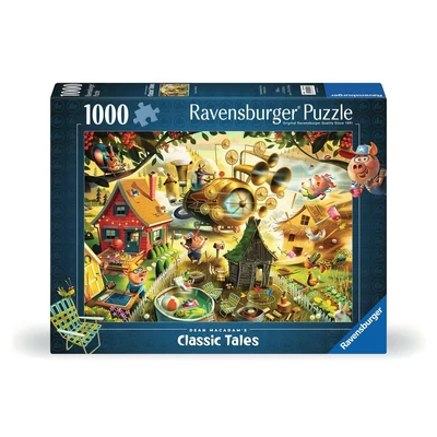 Ravensburger 12001004 - Három kismalac - 1000 db-os puzzle