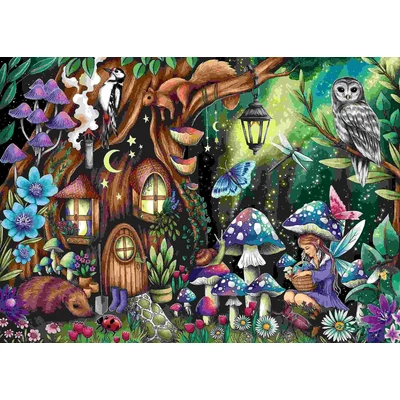 Ravensburger 12000786 - Varázslatos erdő - 1000 db-os  puzzle