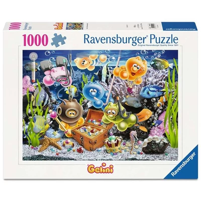 Ravensburger 12001427 - Gelini - A víz alatt - 1000 db-os puzzle