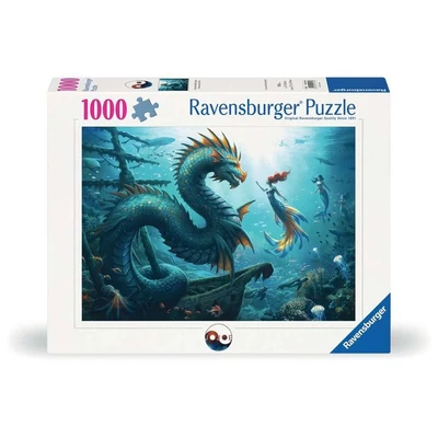 Ravensburger 12001434 - Sárkány, sellő, teknős - 1000 db-os puzzle
