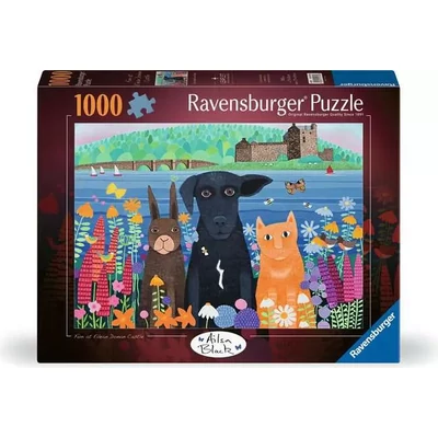 Ravensburger 12001575 - Móka az Eilean Donan kastélyban - 1000 db-os puzzle