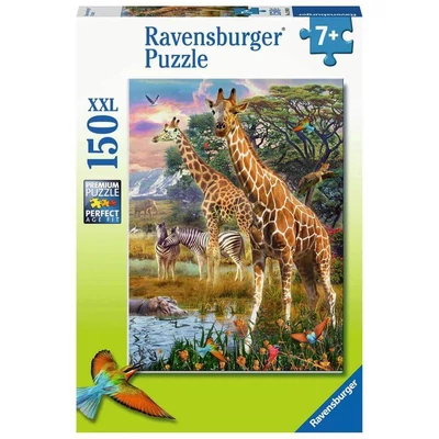 Ravensburger 12943 - Színes szavanna - 150 db-os XXL puzzle