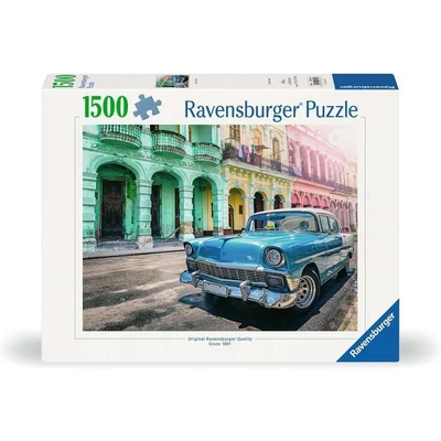 Ravensburger 12000722 - Autó Kubában - 1500 db-os puzzle