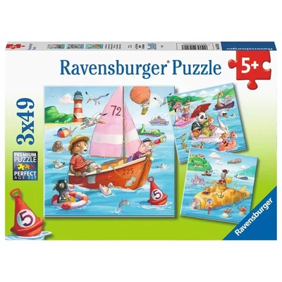 Ravensburger 05720 - Vízen - 3 x 49 db-os puzzle