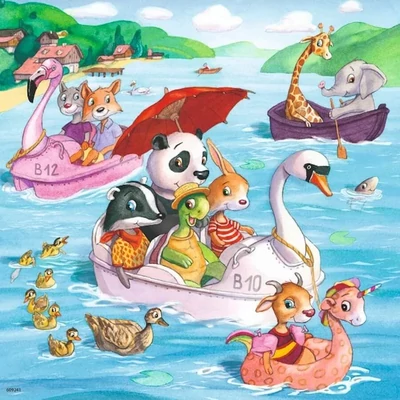 Ravensburger 05720 - Vízen - 3 x 49 db-os puzzle