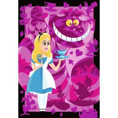 Ravensburger 13374 - Disney 100 kollekció - Alice Csodaországban - 300 db-os puzzle