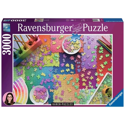 Ravensburger 17471 - Karen Rainbow Puzzles - 3000 db-os puzzle