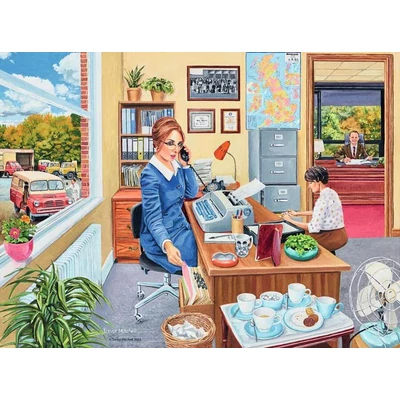 Ravensburger 17490 - Happy Days - Boldog munkanapok - 4 x 500 db-os puzzle