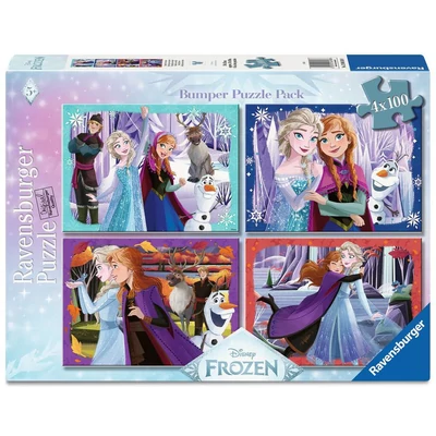 Ravensburger 12004318 - Frozen - 4x100 db-os puzzle