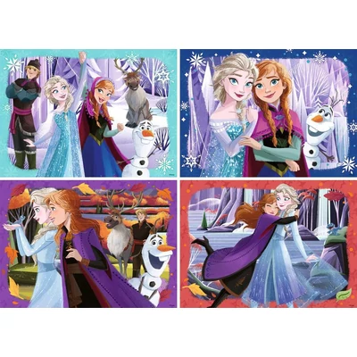 Ravensburger 12004318 - Frozen - 4x100 db-os puzzle