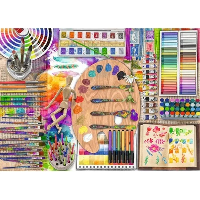 Ravensburger 17535 - A művész palettája - 500 db-os XXL puzzle