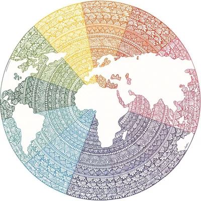 Ravensburger 17168 Mandala - 500 db-os kör puzzle