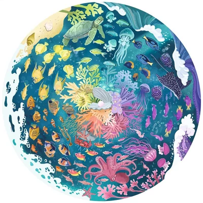 Ravensburger 17170 Óceán - 500 db-os kör puzzle