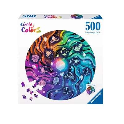 Ravensburger 12000819 - Circle of Colors - Astrology 500 db-os puzzle