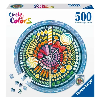 Ravensburger 17350 - Circle of Colors - Candy - 500 db-os puzzle