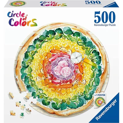 Ravensburger 17347 - Circle of Colors - Pizza - 500 db-os puzzle