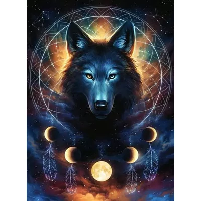 Ravensburger 12000442 - Farkas - 500 db-os Fluoreszkáló puzzle