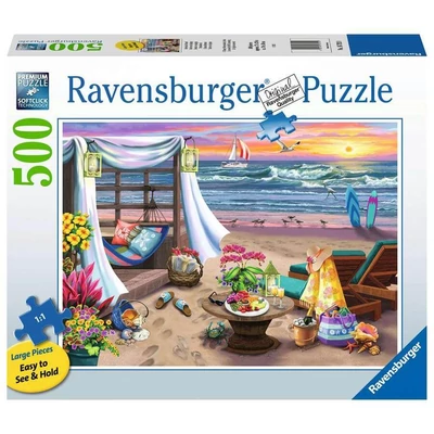 Ravensburger 16792 - Tengerparti pihenés - 500 db-os puzzle