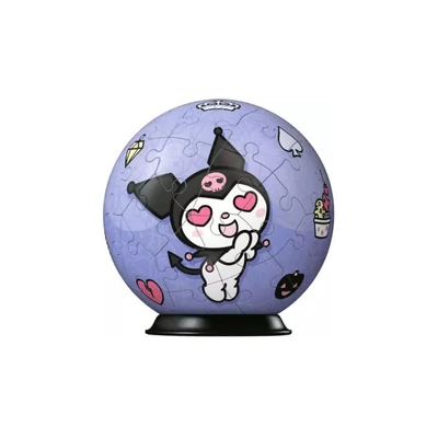 Ravensburger 11629 - Hello Kitty és Barátai Balls - Kuromi - 55 db-os 3D puzzle