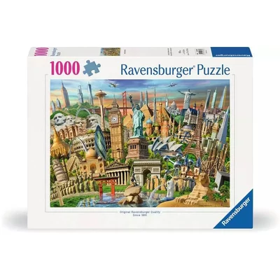 Ravensburger 12000332 - A világ nevezetességei - 1000 db-os puzzle