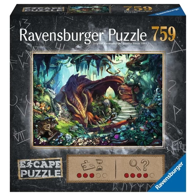 Ravensburger 17529 - A Sárkány-barlangban - 759 db-os Exit puzzle