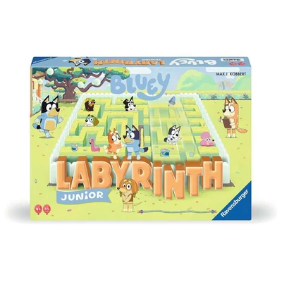 Ravensburger 24711 - Labirintus Bluey Junior társasjáték - Angol nyelvű