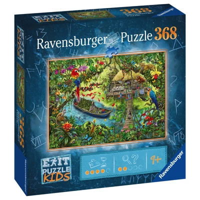 Ravensburger 12924 - Dzsungel expedíció - 368 db-os Exit puzzle 