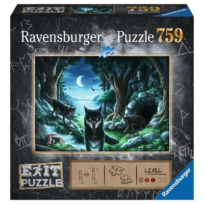 Ravensburger 15028 - A farkasok története - 759 db-os Exit puzzle
