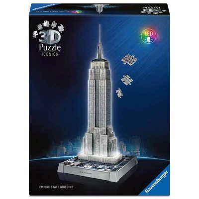 Ravensburger Iconics 12008026 - Night Edition - Empire State building - 241 db-os 3D puzzle