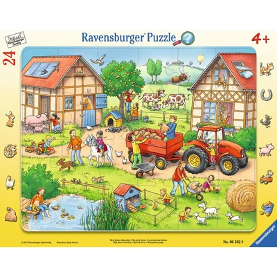 Ravensburger 06582 - Én kicsi farmom - 24 db-os keretes puzzle