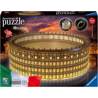Ravensburger 11148 - Night Edition - Kolosszeum - 216 db-os 3D puzzle