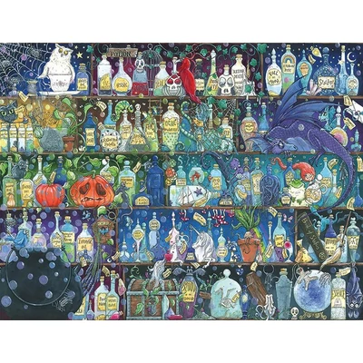 Ravensburger 16010 - Mérgek és bájitalok - 2000 db-os puzzle