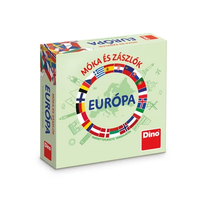 Dino Társasjáték Móka és zászlók - Európa (731790)
