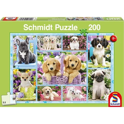 Schmidt 56162 - Puppies - 200 db-os puzzle
