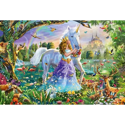 Schmidt 56307 - Princess, Unicorn and Castle - 150 db-os puzzle