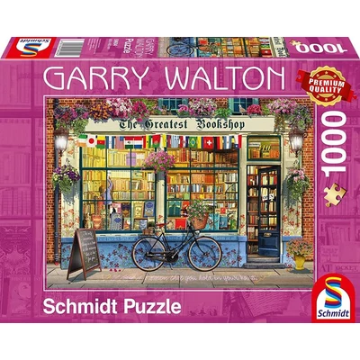 Schmidt 59604 - Bookstore, Garry Walton - 1000 db-os puzzle