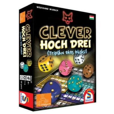 Clever hoch Drei - Triplán okos húzás! társasjáték