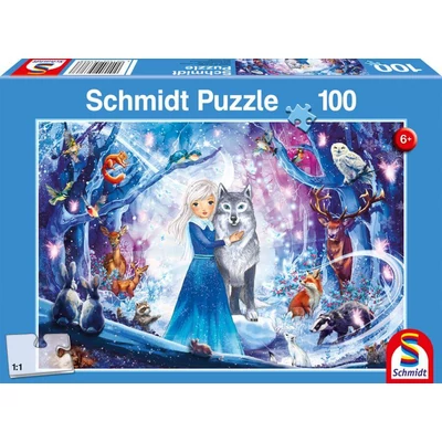 Schmidt 56386 - A princess in the snowy forest - 100 db-os puzzle
